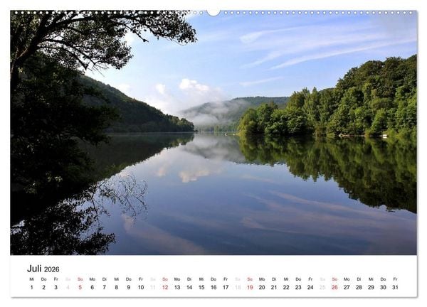 Produktbild: Morgenstimmungen 2026 (hochwertiger Premium Wandkalender 2026 DIN A2 quer), Kunstdruck in Hochglanz
