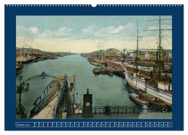 Produktbild: Historisches Bremen an der Weser von 1888 bis 1918 (hochwertiger Premium Wandkalender 2026 DIN A2 quer), Kunstdruck in Hochglanz