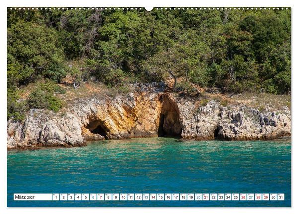 Produktbild: Istrien &ndash; K&uuml;sten, St&auml;dte und Inseltr&auml;ume (hochwertiger Premium Wandkalender 2027 DIN A2 quer), Kunstdruck in Hochglanz
