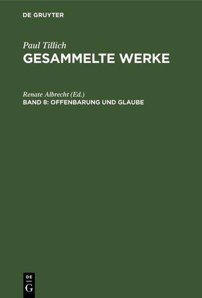 Produktbild: Offenbarung und Glaube