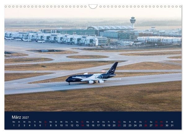 Produktbild: Lufthansa 100 Years (Wandkalender 2027 DIN A3 quer), CALVENDO Monatskalender