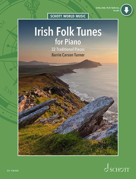 Produktbild: Irish Folk Tunes for Piano- 32 Traditional Pieces Book/Audio Online