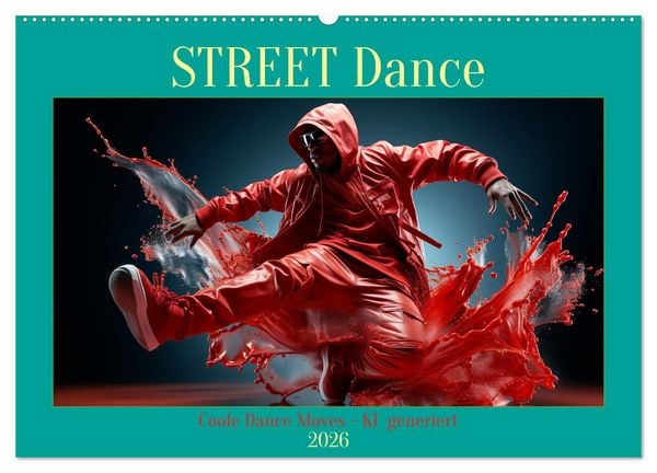 Street Dance (Wandkalender 2026 DIN A2 quer), CALVENDO Monatskalender