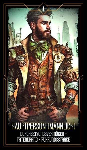 Produktbild: Steampunk Kipper - 36 Kipperkarten und 144-seitiges Booklet (Cyberpunk)