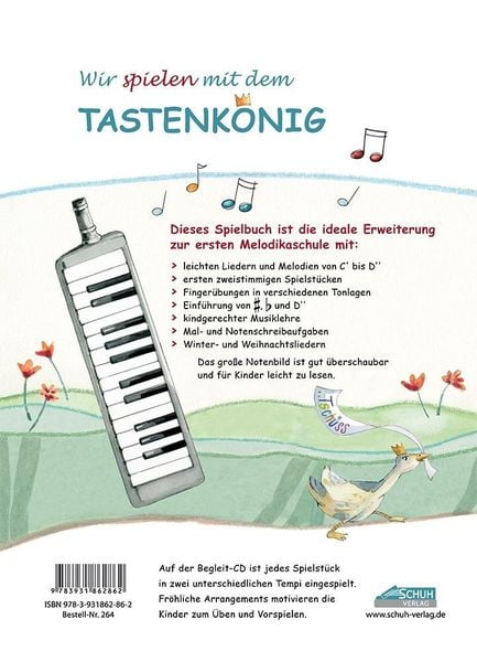 Produktbild: Wir spielen mit dem Tastenk&ouml;nig (mit Begleit-CD)