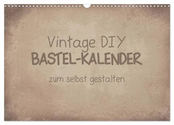 Produktbild: Vintage DIY Bastel-Kalender (Wandkalender 2026 DIN A3 quer), CALVENDO Monatskalender