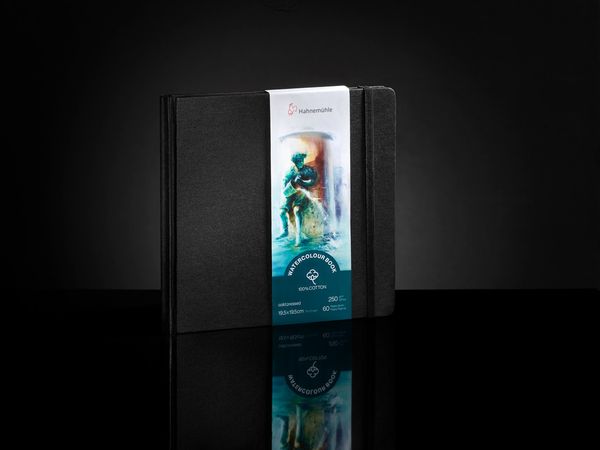 Hahnemühle Papier Watercolour Book 100 % Cotton, 19,5 x 19,5 cm, 250 g/m²
