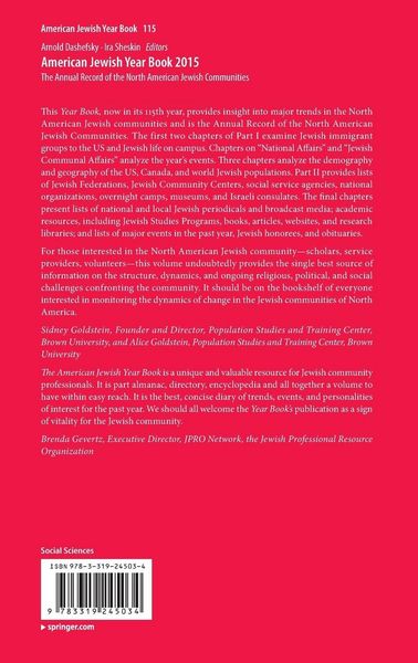 Produktbild: American Jewish Year Book 2015