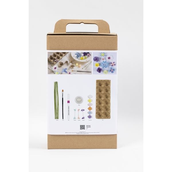 Produktbild: Creativ Company Kreativ Set Eierkarton-Blumen, Pastellfarben