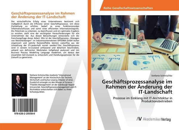 Produktbild: Gesch&auml;ftsprozessanalyse im Rahmen der &Auml;nderung der IT-Landschaft