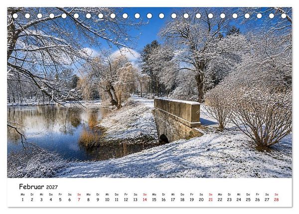 Produktbild: Bad Homburg Schlossblick (Tischkalender 2027 DIN A5 quer), CALVENDO Monatskalender