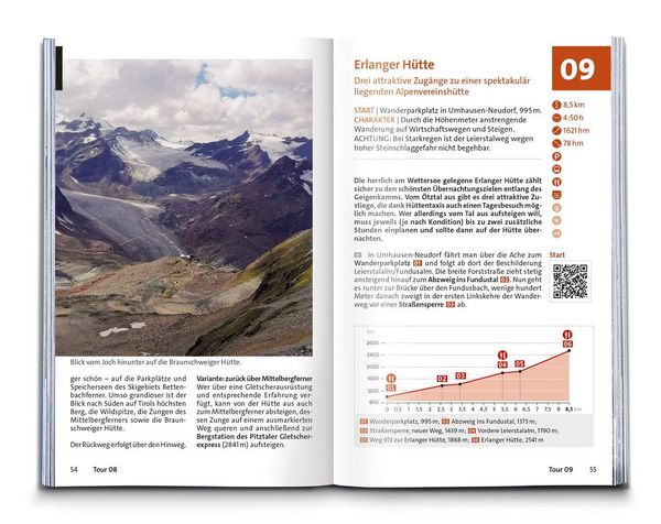 Produktbild: KOMPASS Wanderf&uuml;hrer Tiroler H&uuml;ttenwanderungen, 55 Touren mit Extra-Tourenkarte