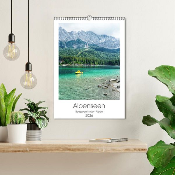 Produktbild: Alpenseen (Wandkalender 2026 DIN A3 hoch), CALVENDO Monatskalender