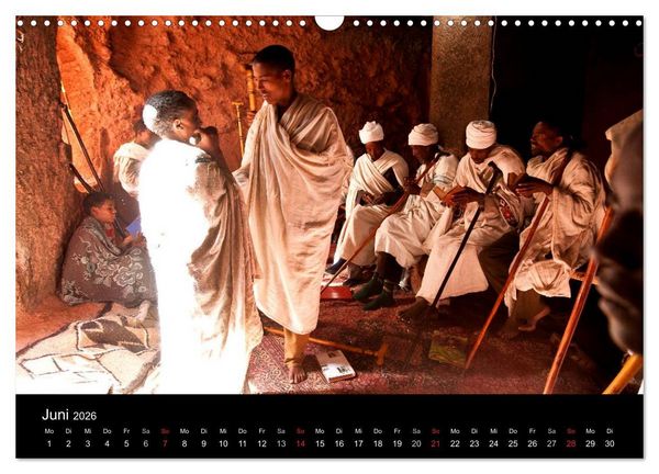 Produktbild: &Auml;thiopien - kulturelle H&ouml;hepunkte im orthdoxen Norden (Wandkalender 2026 DIN A3 quer), CALVENDO Monatskalender