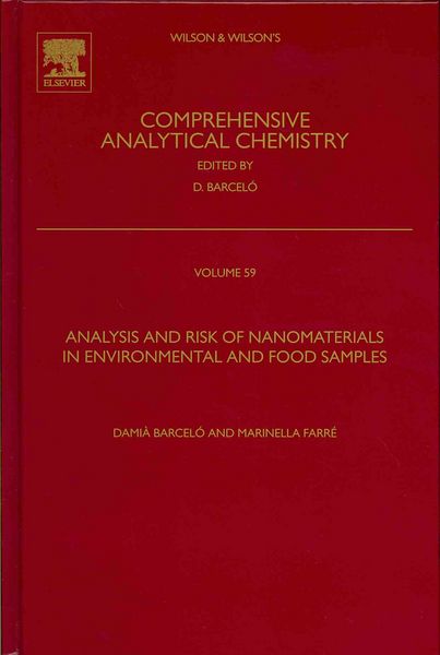 Produktbild: Analysis and Risk of Nanomaterials in Environmental and Food Samples