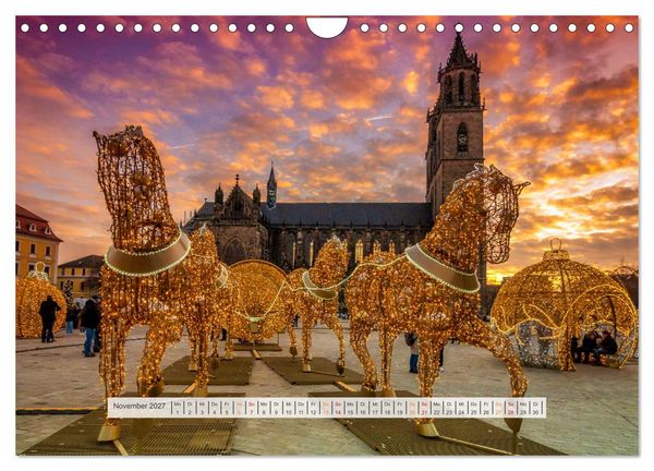 Produktbild: Sch&ouml;nes Magdeburg (Wandkalender 2027 DIN A4 quer), CALVENDO Monatskalender
