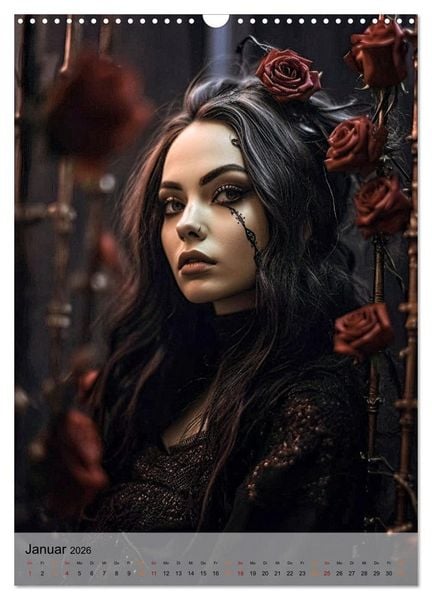 Produktbild: Gothic ist cool (Wandkalender 2026 DIN A3 hoch), CALVENDO Monatskalender