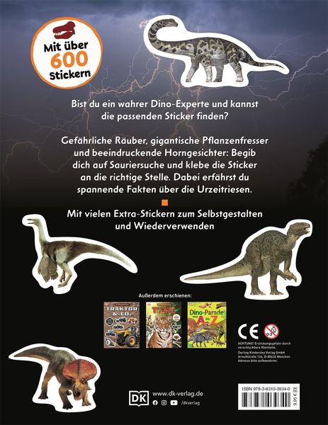 Produktbild: Sticker-Lexikon. Dinosaurier