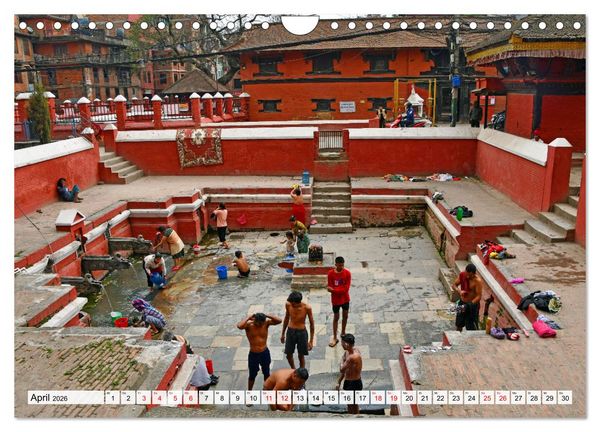 Produktbild: LALITPUR, die alte K&ouml;nigsstadt (Wandkalender 2026 DIN A4 quer), CALVENDO Monatskalender