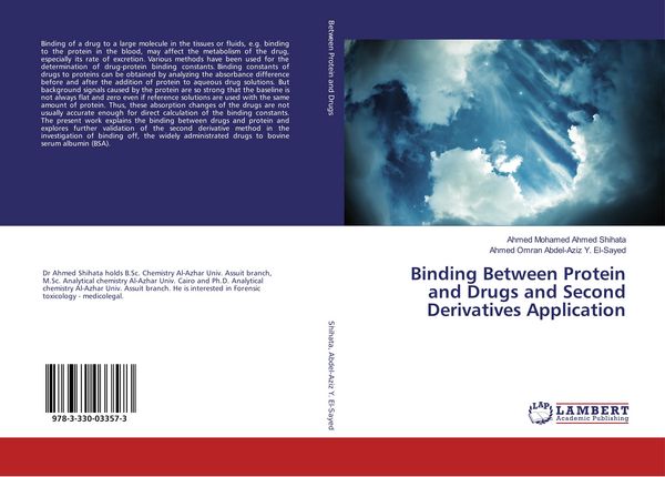 Produktbild: Binding Between Protein and Drugs and Second Derivatives Application