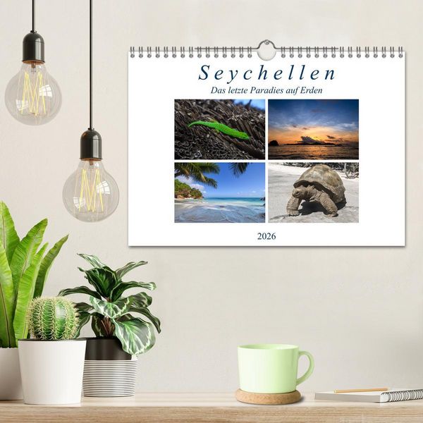 Produktbild: Seychellen - Das letzte Paradies auf Erden (Wandkalender 2026 DIN A4 quer), CALVENDO Monatskalender