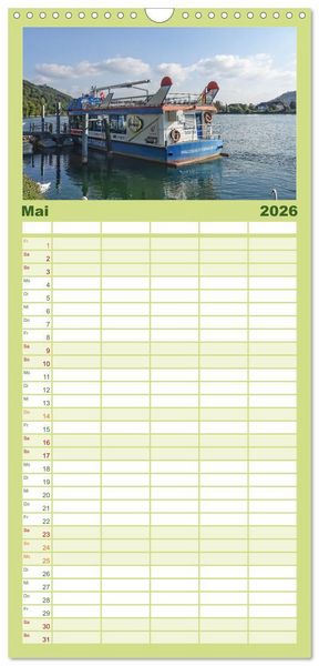 Produktbild: Familienplaner 2026 - Waldshut - liebenswertes St&auml;dtle am Hochrhein mit 5 Spalten (Wandkalender, 21 x 45 cm) CALVENDO