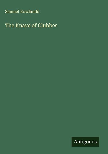 Produktbild: The Knave of Clubbes