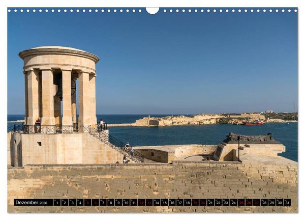 Produktbild: Valletta - Malta (Wandkalender 2026 DIN A3 quer), CALVENDO Monatskalender