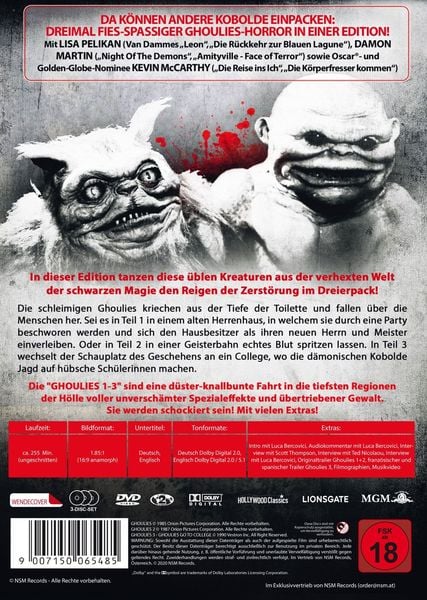 Produktbild: Ghoulies 1-3
