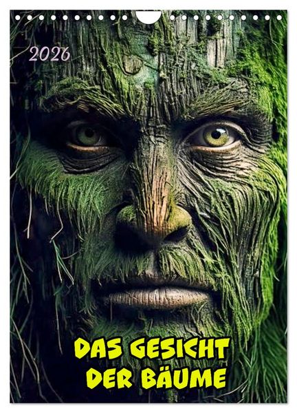 Produktbild: Das Gesicht der B&auml;ume (Wandkalender 2026 DIN A4 hoch), CALVENDO Monatskalender