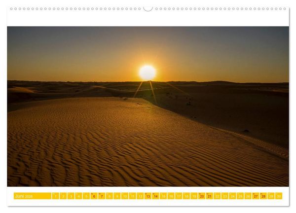 Produktbild: Die W&uuml;ste von Dubai (Wandkalender 2026 DIN A2 quer), CALVENDO Monatskalender