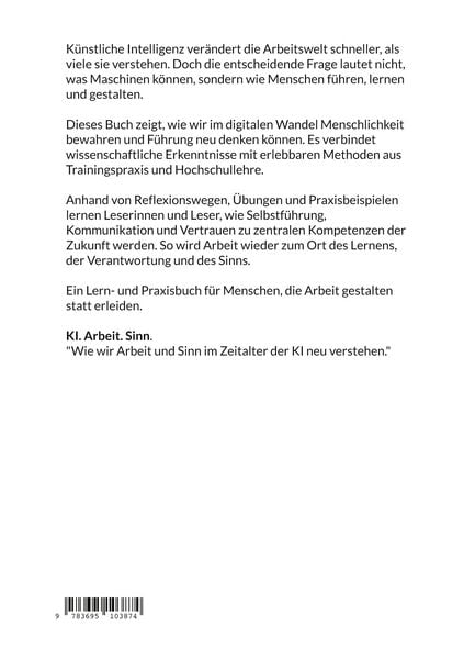 Produktbild: KI. Arbeit. Sinn.