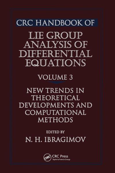 Produktbild: CRC Handbook of Lie Group Analysis of Differential Equations, Volume III