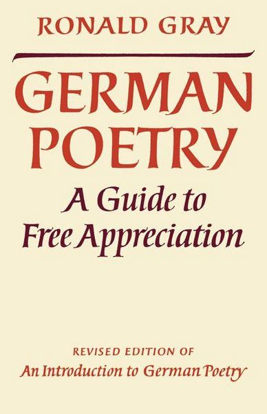 Produktbild: German Poetry