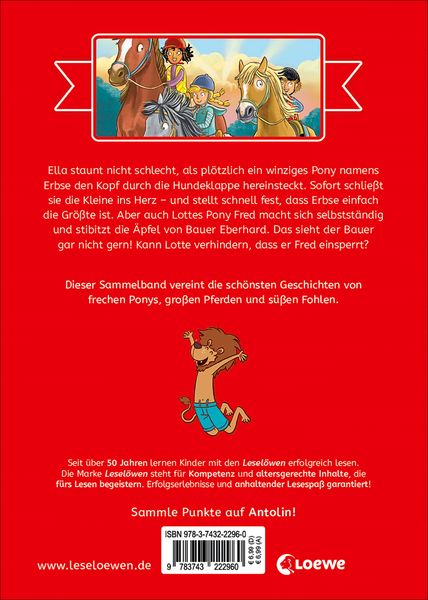 Produktbild: Die sch&ouml;nsten Lesel&ouml;wen-Geschichten zum Lesenlernen - Ponys und Pferde