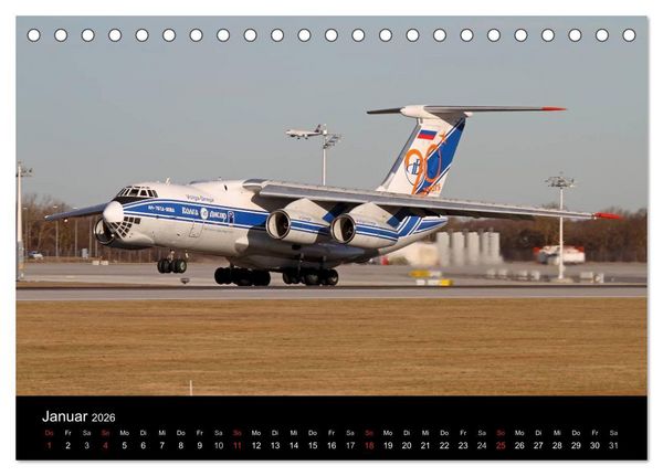 Produktbild: Faszination Flugzeug (Tischkalender 2026 DIN A5 quer), CALVENDO Monatskalender