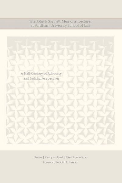 Produktbild: John F. Sonnett Memorial Lectures at Fordham University School of Law