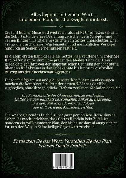 Produktbild: Fundamente des Glaubens: Die 5 B&uuml;cher Mose - Gottes ewiger Bund und der Ruf in die Freiheit