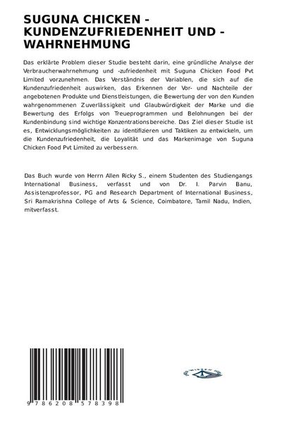 Produktbild: Suguna Chicken -Kundenzufriedenheit und -Wahrnehmung