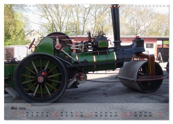 Produktbild: Dampffahrzeuge (Wandkalender 2026 DIN A3 quer), CALVENDO Monatskalender
