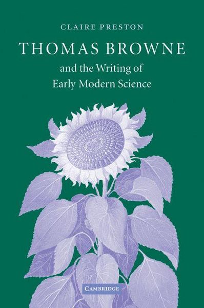 Produktbild: Thomas Browne and the Writing of Early Modern Science