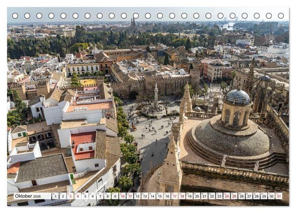 Produktbild: Andalusien - Sevilla (Tischkalender 2026 DIN A5 quer), CALVENDO Monatskalender