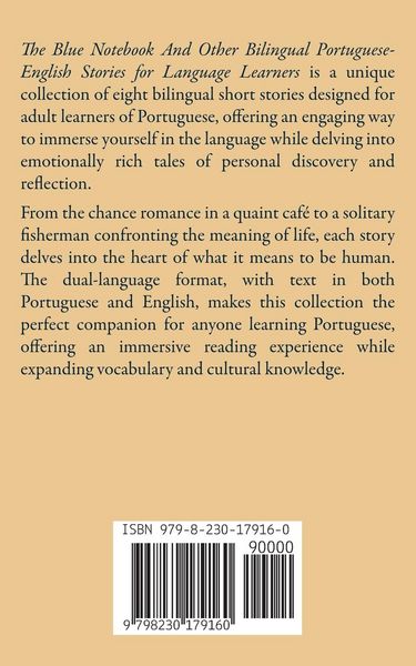 Produktbild: The Blue Notebook And Other Bilingual Portuguese-English Stories for Language Learners