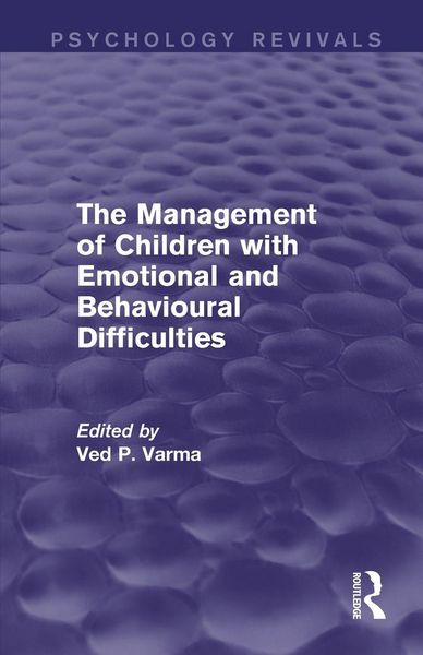 Produktbild: The Management of Children with Emotional and Behavioural Difficulties
