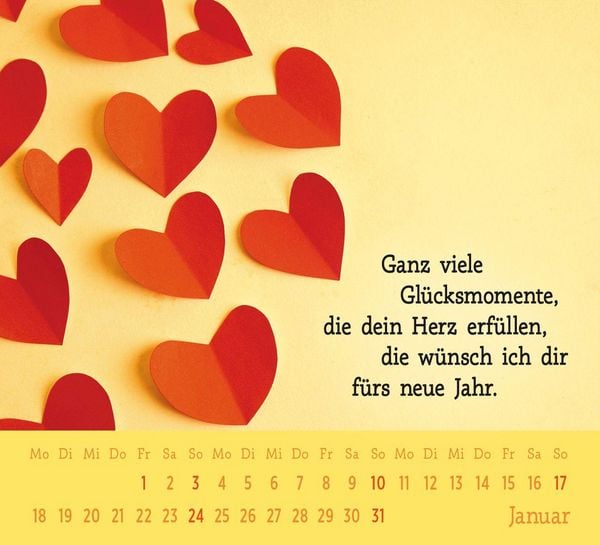 Produktbild: Mini-Kalender 2027: Der kleine Gl&uuml;ckskalender