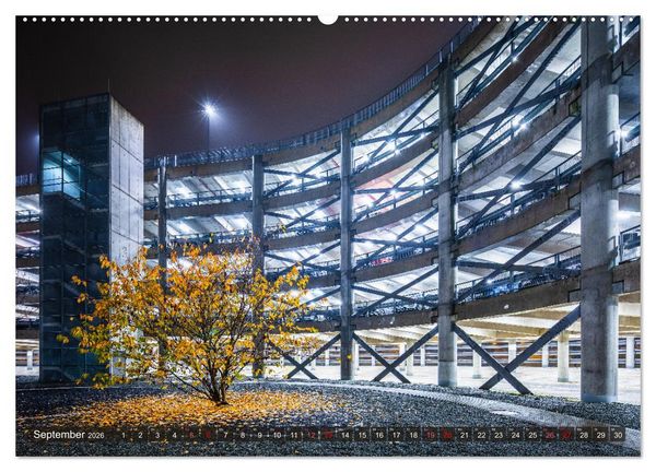 Produktbild: Funktion und &Auml;sthetik - Architektur f&uuml;r Mobilit&auml;t (hochwertiger Premium Wandkalender 2026 DIN A2 quer), Kunstdruck in Hochglanz
