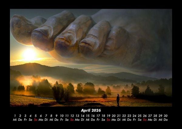 Produktbild: Mit Fantasy durch's Jahr 2026 Fotokalender DIN A3