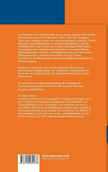 Produktbild: Elektronische Informationsressourcen f&uuml;r Historiker