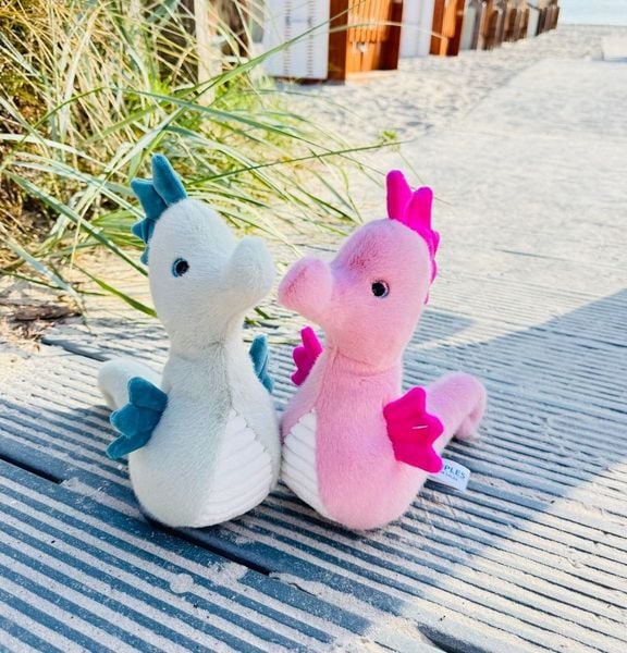 Produktbild: Teddy Hermann 939900 - Seepferdchen Alba rosa, 23 cm, Herzekind, Pl&uuml;sch