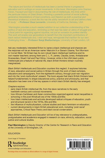 Produktbild: Black British Intellectuals and Education